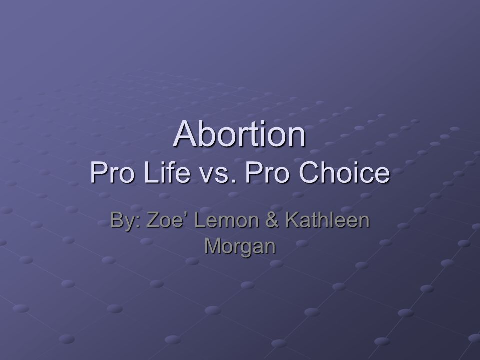 Whats a good thesis statement for an abortion research paper? Pro life.?
